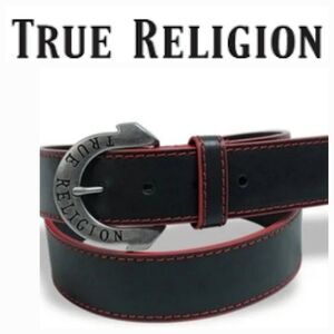 True Religion Gains Horseshoe Harness Buckle Belt